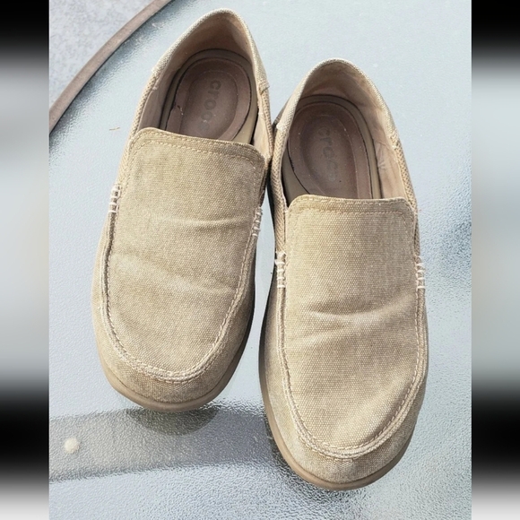 Crocs Santa Cruz Shoes Men’s 9 Taupe Slip-On Comfort Casual Loafers 2020… - Picture 11 of 11